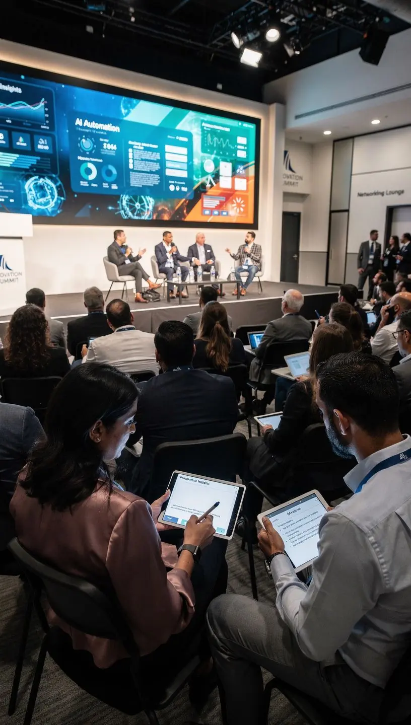 Illustration of interconnected software tools optimizing tasks to enhance efficiency and reduce manual effort